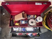 Husky Tool Box Full of Electrical Supplies