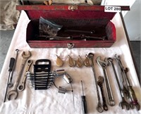 Tool Box w/ Misc. Wrenches
