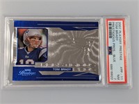 2007 Playoff Prestige Pros Blue /1000 Brady PSA 7