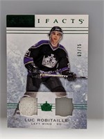 2014-15 UD Artifacts Luc Robitaille Dual Relic /75