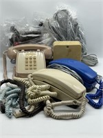 GTE Desk Phone (1) & Rotary Slim (2) w/ Extras