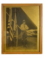 Heliograph Positive Style Large Gold Photo, NY