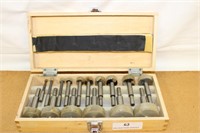 16 Pc Forster Drill Bit Set in Wood Box