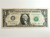 US$1 FRN Fancy SN  Double  Repeater 8467 846.FN509