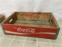 Vintage wood Coca Cola advertising crate