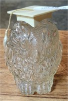 GLASS GRADUATION OWL BANK