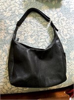 Small black wilsons leather purse