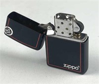 Zippo Lighter, Black w/ Red Line, Unfired