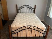 Simmons solid wood and steel full-size bed frame