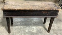 Old Antique Piano Bench With Storage