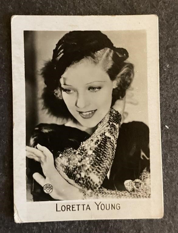 LORETTA YOUNG: ORAMI Tobacco Card (1931)