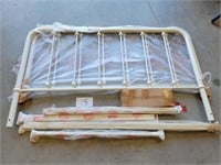 White Metal Bed Frame - Never Been Put Together