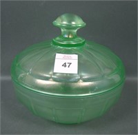 Fenton Florentine Green # 543 Wide Paneled Bon Bon