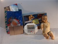 Christmas Bags, Game, Hot Pads and Doll