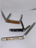 Group of vintage advertising knives, Purina,