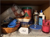 Contents of 2 Kitchen Drawers & 1 Shelf