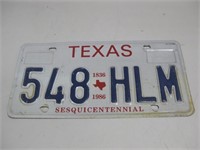 Vtg 1968 Texas License Plate