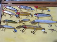 (12) VINTAGE FISHING LURES