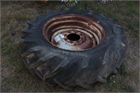 12-26 Firestone Tire on rim