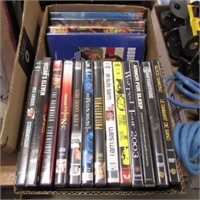 BOX OF DVDS