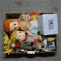 Tray Lot of Collector Dolls