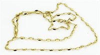 14kt Gold Mirrored 18" Necklace