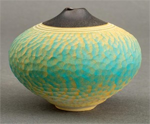 American Studio Art Pottery Vessel