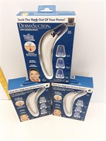 3 NEW DERMASUCTION PORE CLEANING DEVICE