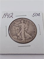 1942 Standing Liberty Half Dollar