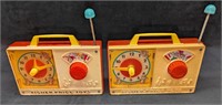 Vintage Fisher Price Toys Dickory Dock Music Box