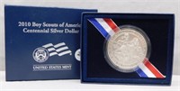 2010 Boy Scouts of America UNC Silver Dollar with