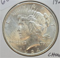 1924 PEACE DOLLAR CHOICE BU