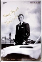 Daniel Craig Autograph James Bond 007 Poster