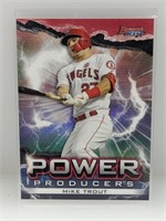 2020 Bowman's Best Power Producers Mike Trout PPMT