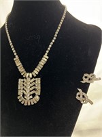 Beautiful Sterling Jay Flex Rhinestone Necklace +