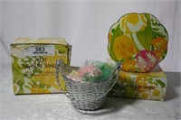 Avon Treasure Basket and Beauty Dust Container