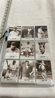 Babe Ruth card set 12 sheets