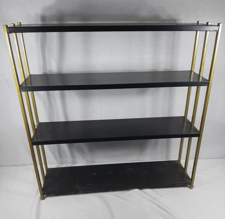 Black and gold shelf Display Shelf