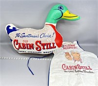 Vintage cabin steel blow up duck and cooking