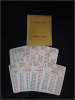 1930 CINCINNATI REDS APBA CARD LOT