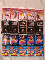 1990-1992 NHL Hockey Cards - 20 Wax Packs