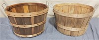 Wood Orchard Baskets (2)