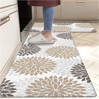 HEBE 2pc Anti-Fatigue Kitchen Rugs