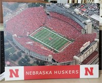 CANVAS NEBRASKA HUSKERS STADIUM PICTURE