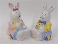 Bella Casa Large Anthropomorphic Easter Rabbits