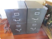 2 2 drawer letter size filing cabinets