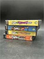 Lot of 4 Sims 2 PC-CD Video Game Packs