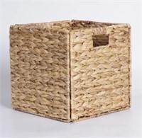 Generic $34 Retail 11" Woven Basket Cube Box,