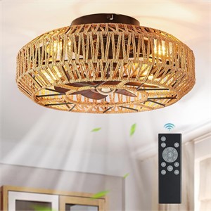 20in Boho Ceiling Fans With Lights