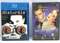 2Pcs DVD Set Disturbia + Divorce His Divorce Hers